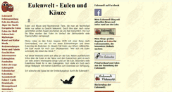 Desktop Screenshot of eulenwelt.de